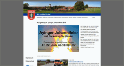 Desktop Screenshot of feuerwehr-aying.de